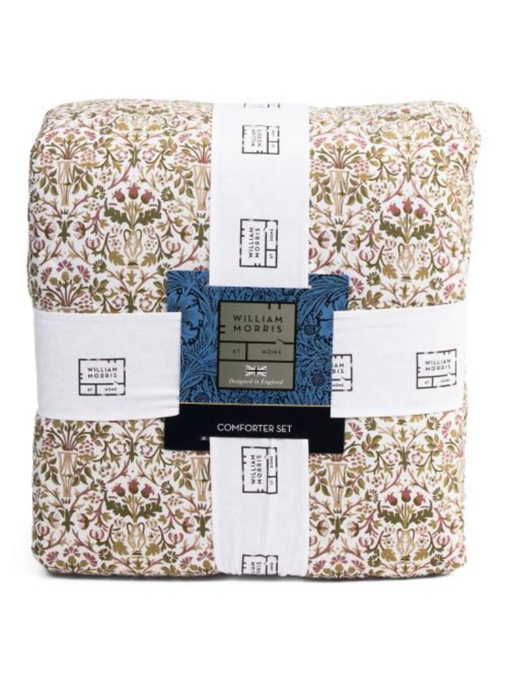 WILLIAM MORRIS Autumn Flower Pot Cotton Percale Comforter Set